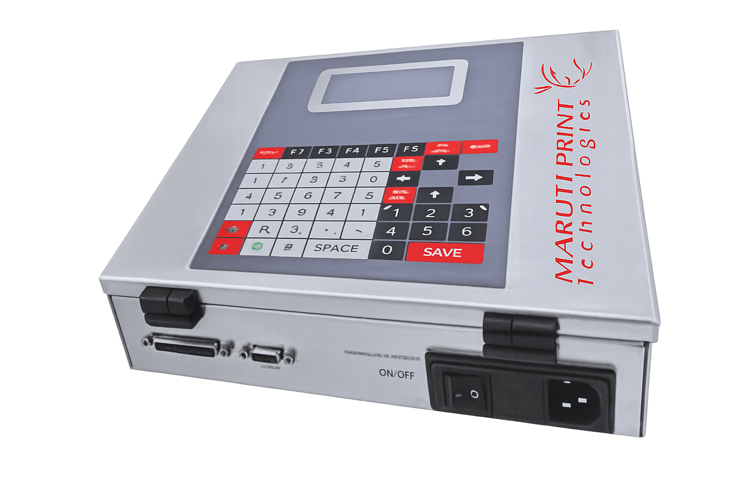 Industrial printer control panel